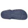2 flache, tiefblaue Sandalen