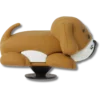 3D-Hund mit Pfoten Jibbitz™-Anstecker