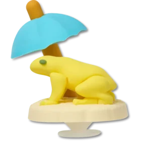 3D-Jibbitz-Anstecker «Chilling Frog»