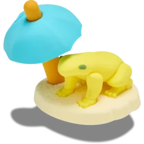 3D-Jibbitz-Anstecker «Chilling Frog»