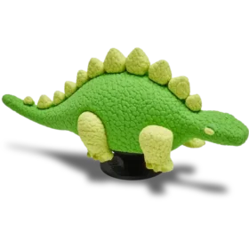 3D-Jibbitz-Anstecker «Grüner Dino mit Schuppen»