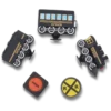 3D-Zug-Jibbitz-Anstecker im 5er-Pack 3D-Zug-Jibbitz-Anstecker im 5er-Pack
