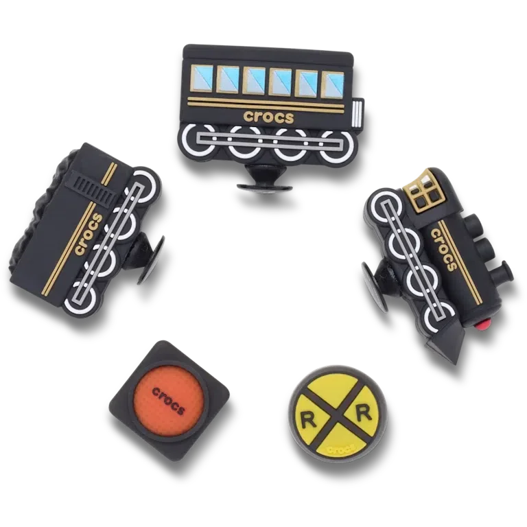 3D-Zug-Jibbitz-Anstecker im 5er-Pack 3D-Zug-Jibbitz-Anstecker im 5er-Pack