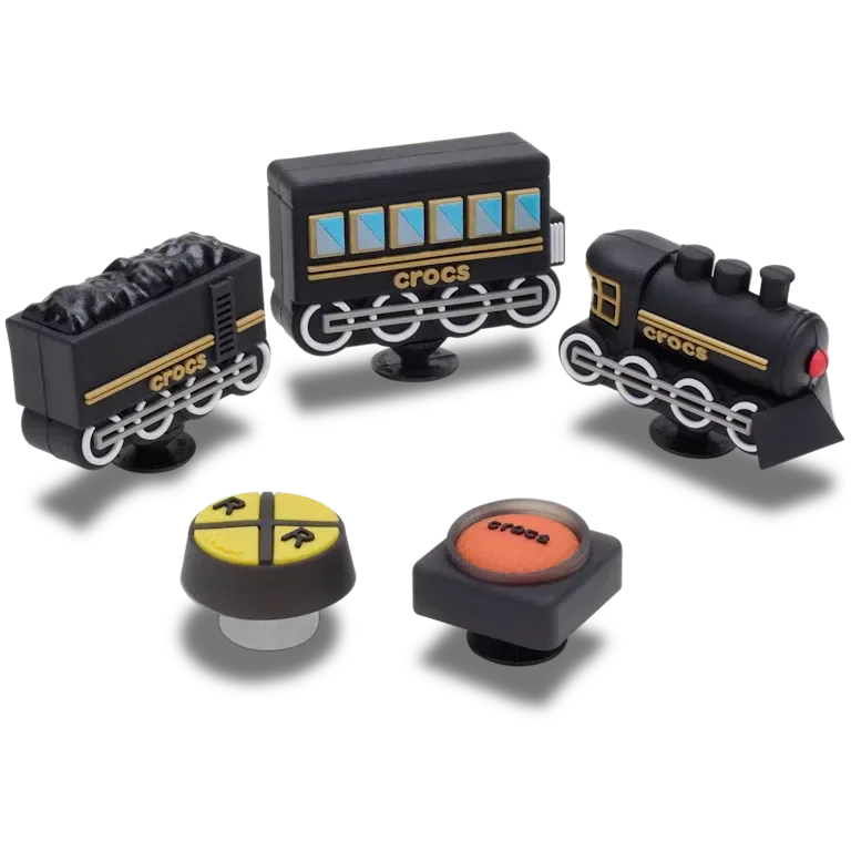 3D-Zug-Jibbitz-Anstecker im 5er-Pack 3D-Zug-Jibbitz-Anstecker im 5er-Pack