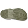 4 Unisex-Sandalen mit Camouflage-Print in Grün