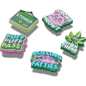 420 Hanf-Cuties 5er-Pack Jibbitz-Anstecker 420 Hanf-Cuties 5er-Pack Jibbitz-Anstecker