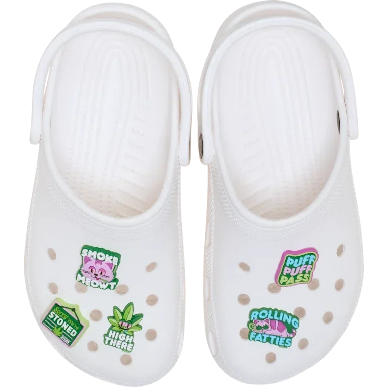 420 Hanf-Cuties 5er-Pack Jibbitz-Anstecker 420 Hanf-Cuties 5er-Pack Jibbitz-Anstecker