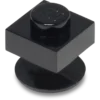 4Lw Dunkelgraue Kachel 1X1 Jibbitz-Anstecker 4Lw Dunkelgraue Kachel 1X1 Jibbitz-Anstecker
