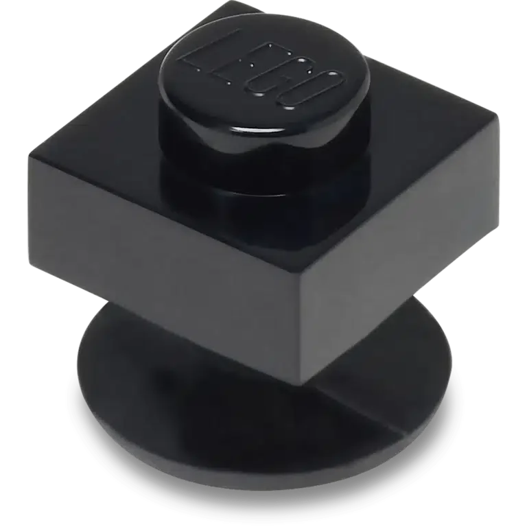 4Lw Dunkelgraue Kachel 1X1 Jibbitz-Anstecker 4Lw Dunkelgraue Kachel 1X1 Jibbitz-Anstecker