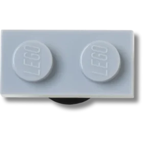 4Lw Hellgraue Kachel 1X2 Jibbitz-Anstecker