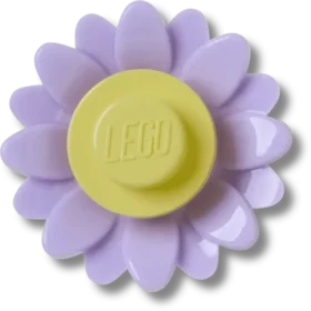 4Lw Jibbitz-Anstecker «Lila Blume»