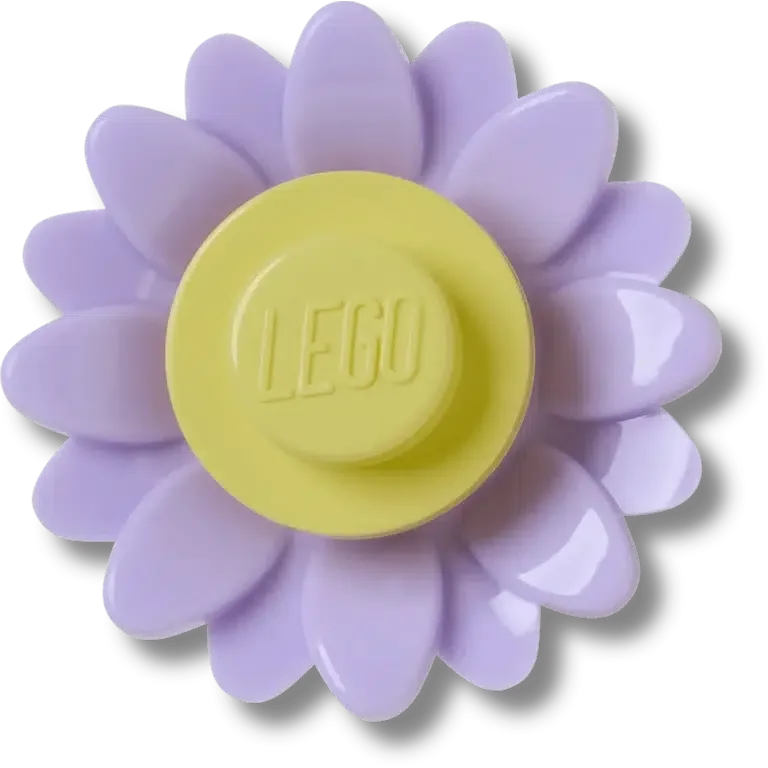 4Lw Jibbitz-Anstecker «Lila Blume» 4Lw Jibbitz-Anstecker «Lila Blume»