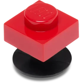 4Lw Rote 1×1-Jibbitz-Anstecker