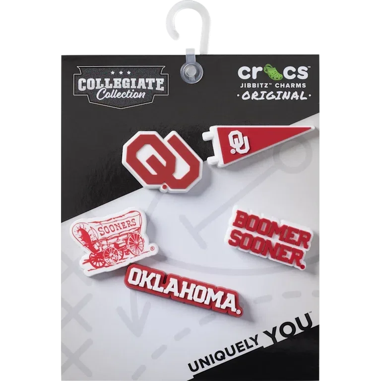 5er-Pack Jibbitz-Anstecker der Univ of Oklahoma 5er-Pack Jibbitz-Anstecker der Univ of Oklahoma