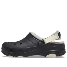 All-Terrain Lined Clog «Schwarz-Weiss»