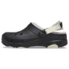 All-Terrain Lined Clog «Schwarz-Weiss»