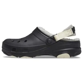 All-Terrain Lined Clog «Schwarz-Weiss»