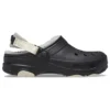 All-Terrain Lined Clog «Schwarz-Weiss»