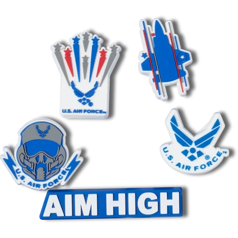 Armed Forces US Air Force 5er-Pack Jibbitz-Schuhanhänger Armed Forces US Air Force 5er-Pack Jibbitz-Schuhanhänger