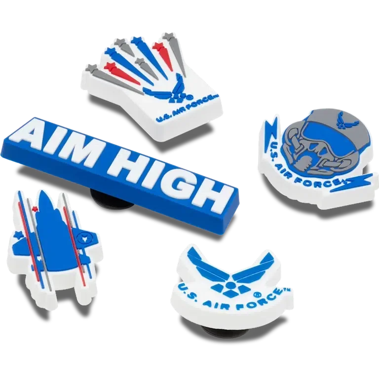 Armed Forces US Air Force 5er-Pack Jibbitz-Schuhanhänger Armed Forces US Air Force 5er-Pack Jibbitz-Schuhanhänger