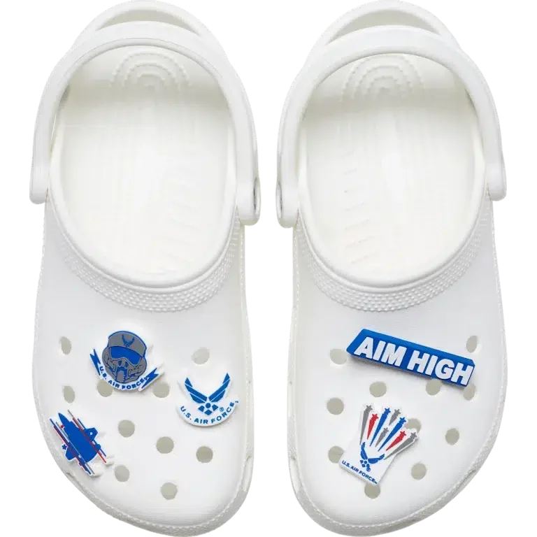 Armed Forces US Air Force 5er-Pack Jibbitz-Schuhanhänger Armed Forces US Air Force 5er-Pack Jibbitz-Schuhanhänger