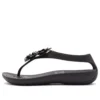 Atmungsaktive, bequeme und leichte schwarze Sandalen