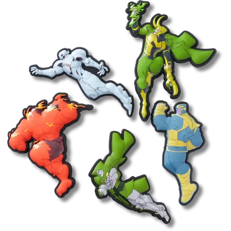 Avengers-Bösewichte, 5er-Pack Jibbitz-Anstecker Avengers-Bösewichte, 5er-Pack Jibbitz-Anstecker