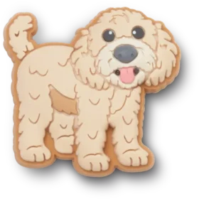 «B’golden Doodle Puppy Jibbitz-Schuhanhänger»