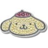 «B’pompompurin» mit Swarovski®-Kristallen – Jibbitz-Schuhanhänger «B’pompompurin» mit Swarovski®-Kristallen – Jibbitz-Schuhanhänger