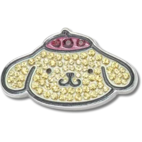 «B’pompompurin» mit Swarovski®-Kristallen – Jibbitz-Schuhanhänger