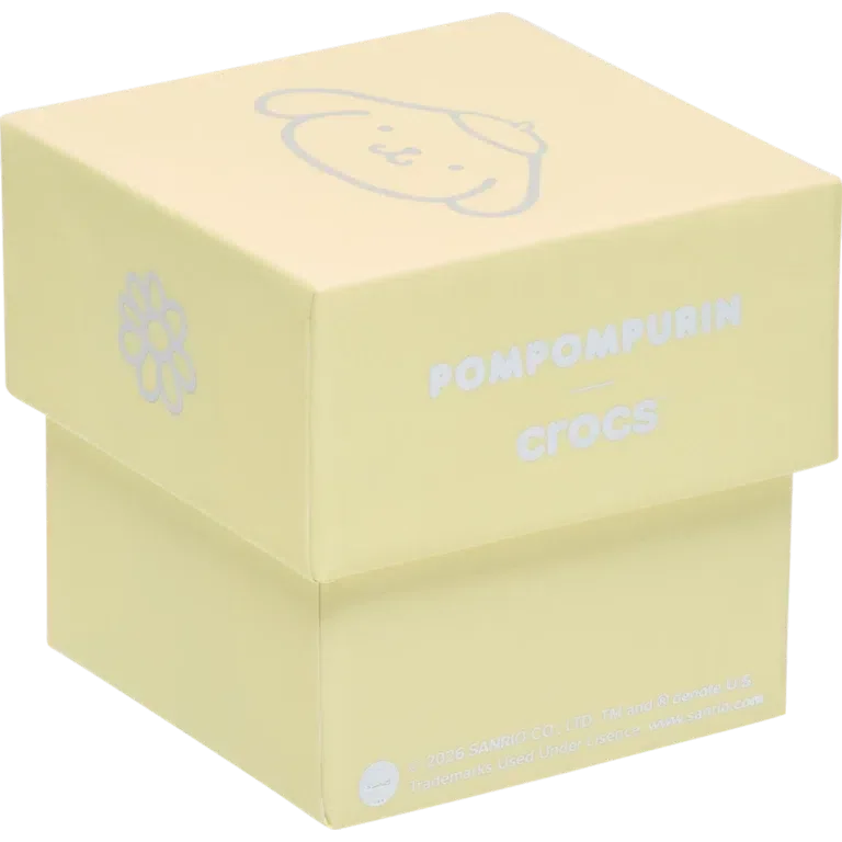 «B’pompompurin» mit Swarovski®-Kristallen – Jibbitz-Schuhanhänger «B’pompompurin» mit Swarovski®-Kristallen – Jibbitz-Schuhanhänger