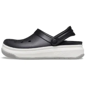 Band Full Force Sandalen mit dicker Sohle Schwarz-Weiss Unisex