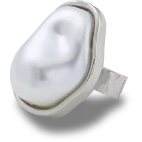Baroque Drop Pearlsandalccharm Jibbitz-Anstecker