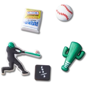 Baseball-Team 5er-Pack Jibbitz-Anstecker