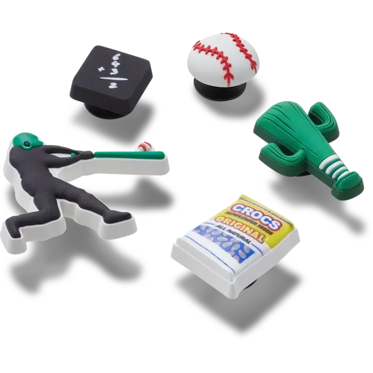 Baseball-Team 5er-Pack Jibbitz-Anstecker Baseball-Team 5er-Pack Jibbitz-Anstecker