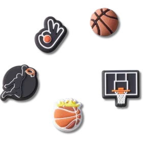 Basketball-Team 5er-Pack Jibbitz-Anstecker