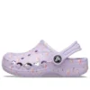 Baya Clogs mit saisonalem Print «Purple»