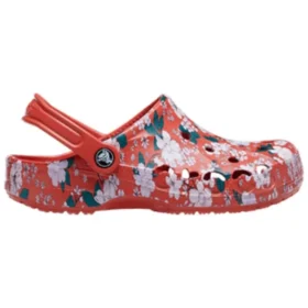 Baya Clogs mit saisonalem Print «Spicy Orange White»