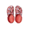Baya Clogs mit saisonalem Print «Spicy Orange White»