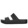 Baya Plateau-Sandalen «Core Black»