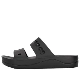 Baya Plateau-Sandalen «Core Black»