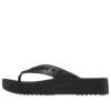Baya Plateau-Zehentrenner mit Cut-Out-Detail «Schwarz»