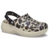 Baya Platform Clogs mit Tierprint «Leopard»