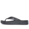 Baya Platform Glitter Flip-Sandalen «Black»