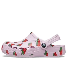 Baya Saisonale Clogs mit Print «Pink Red»