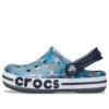 Bayaband bedruckte Clogs «Blue Grey»