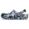 Beach Marbled Unisex-Sandalen in Schwarz und Weiss «Black White»