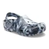 Beach Marbled Unisex-Sandalen in Schwarz und Weiss «Black White»