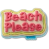 «Beach Please» Jibbitz-Anstecker