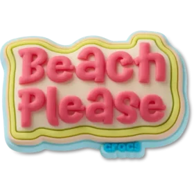 «Beach Please» Jibbitz-Anstecker